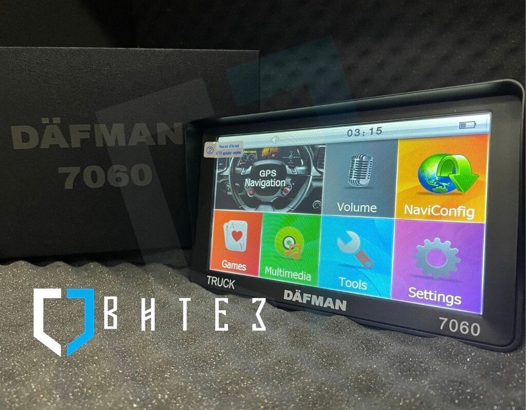 GPS za auto: GPS TRUCK navigacija 7" DAFMAN 7060. Štitnik za sunce dodatno