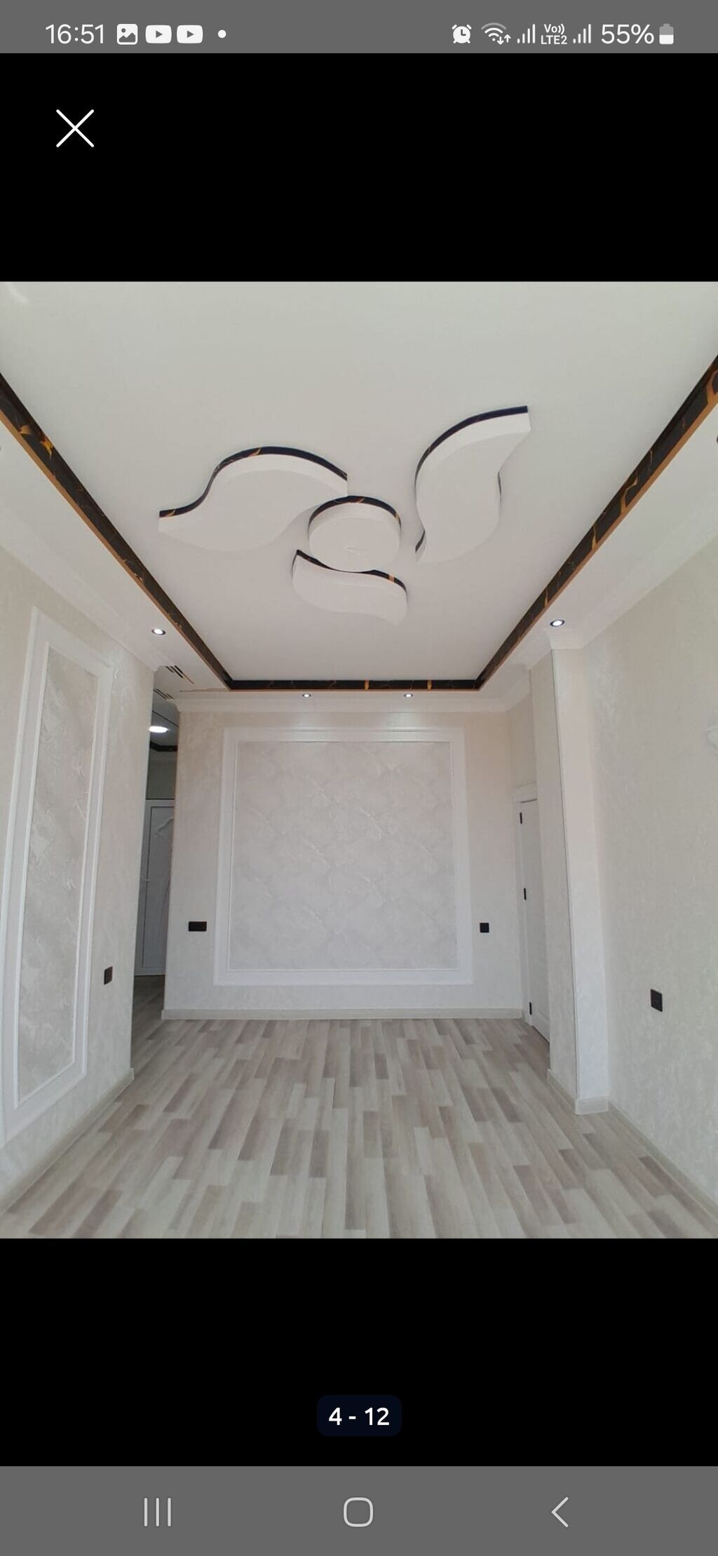 2 otaqlı, Yeni tikili, 55 kv. m