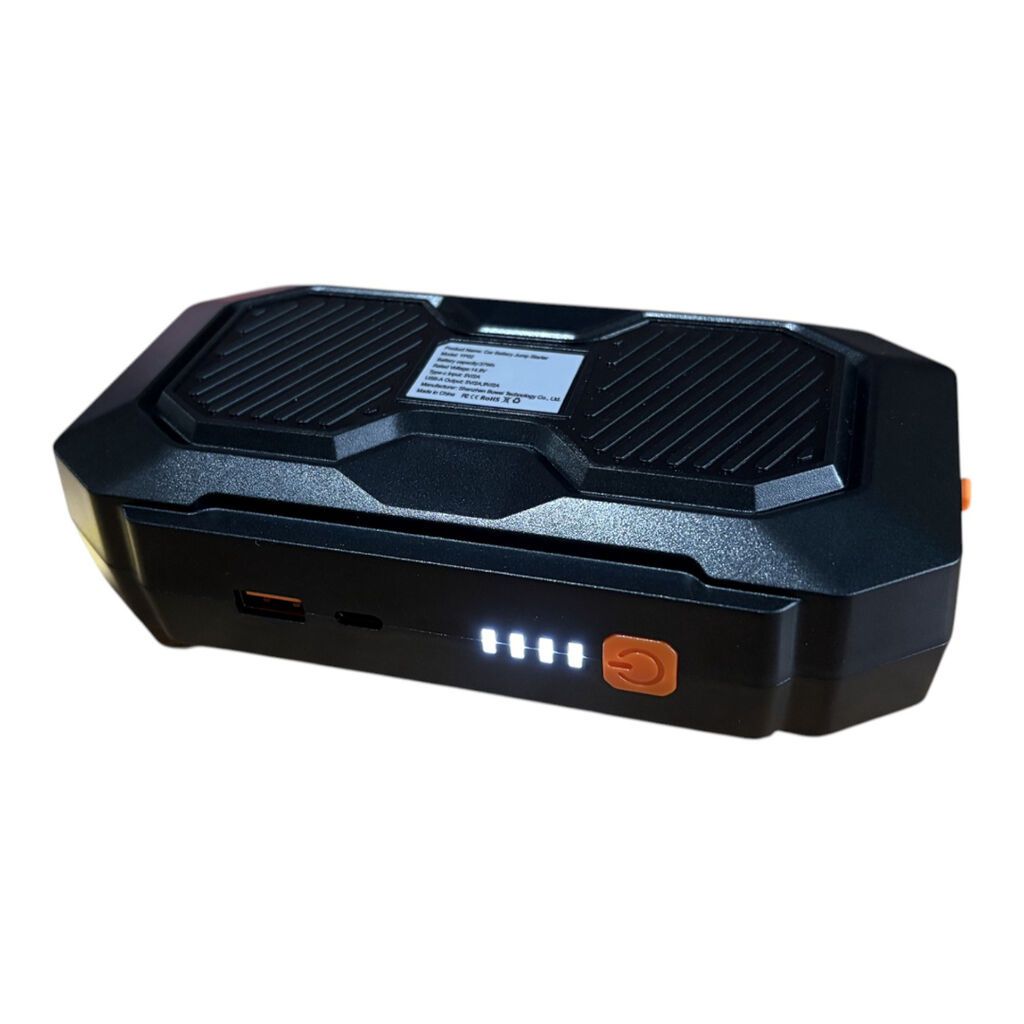 Пуско-зарядное устройство 12V (Jump Starter) 37Wh + Power Bank + LED: фото 5