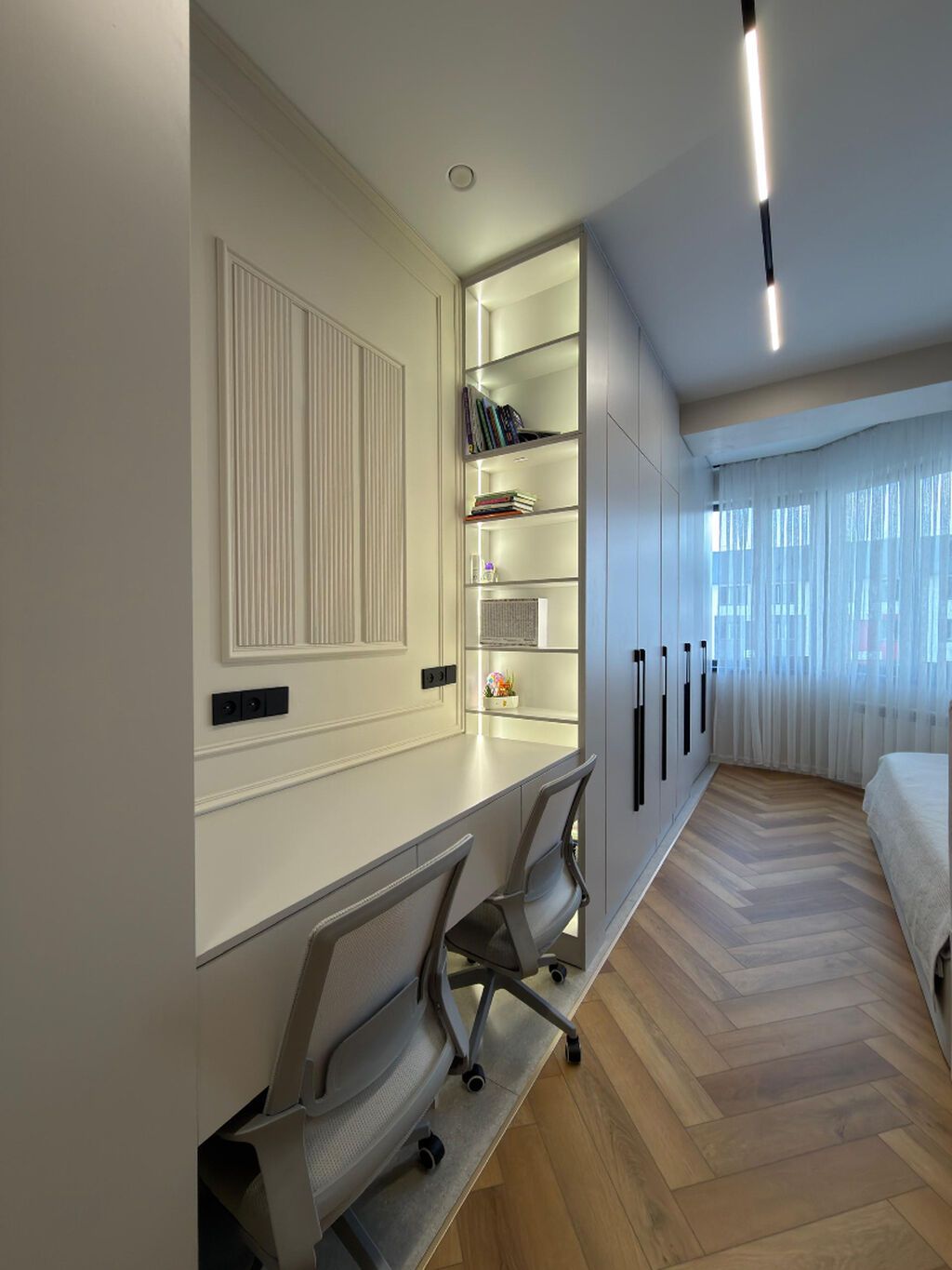 3 комнаты, 93 м², Тунгуч мкр Элитка, 6 этаж, Евроремонт: фото 5