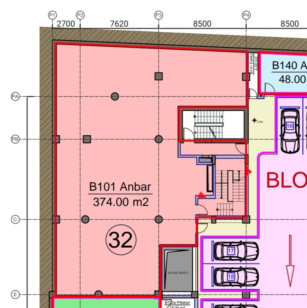 Ağ şəhərin mərkəzində premium kompleksin birinci xəttində, əsas yola