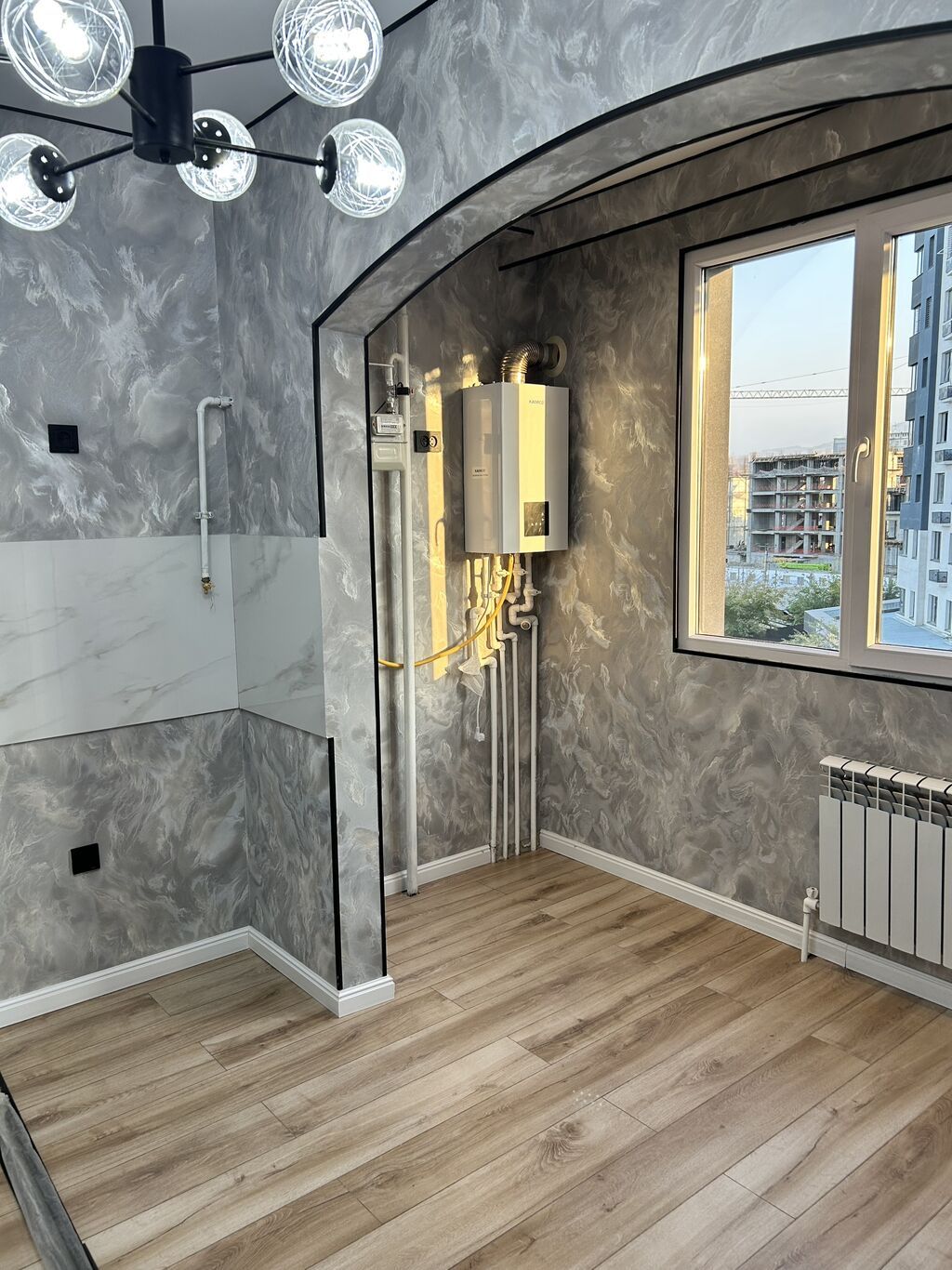 1 комната, 45 м², Тунгуч мкр Элитка, 6 этаж, Свежий ремонт: фото 8