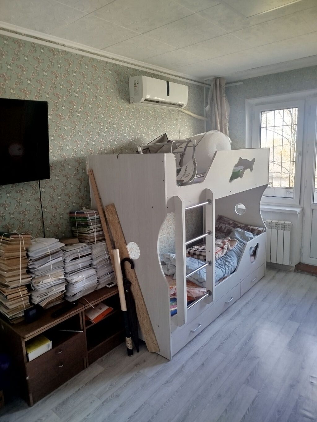 3 комнаты, 58 м², 104 серия, 4 этаж, Требуется ремонт: фото 5