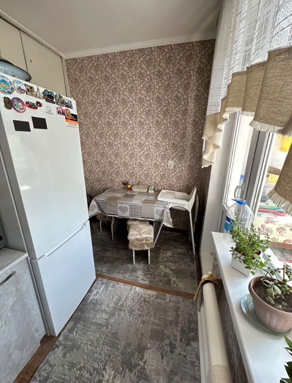 1 комната, 34 м², Аламедин-1 мкр 105 серия, 2 этаж, Евроремонт: фото 8