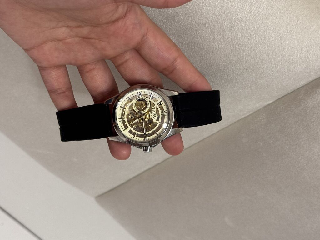 Tissot механические часы с открытым циферблатом (skeleton) - Бренд и: фото 3