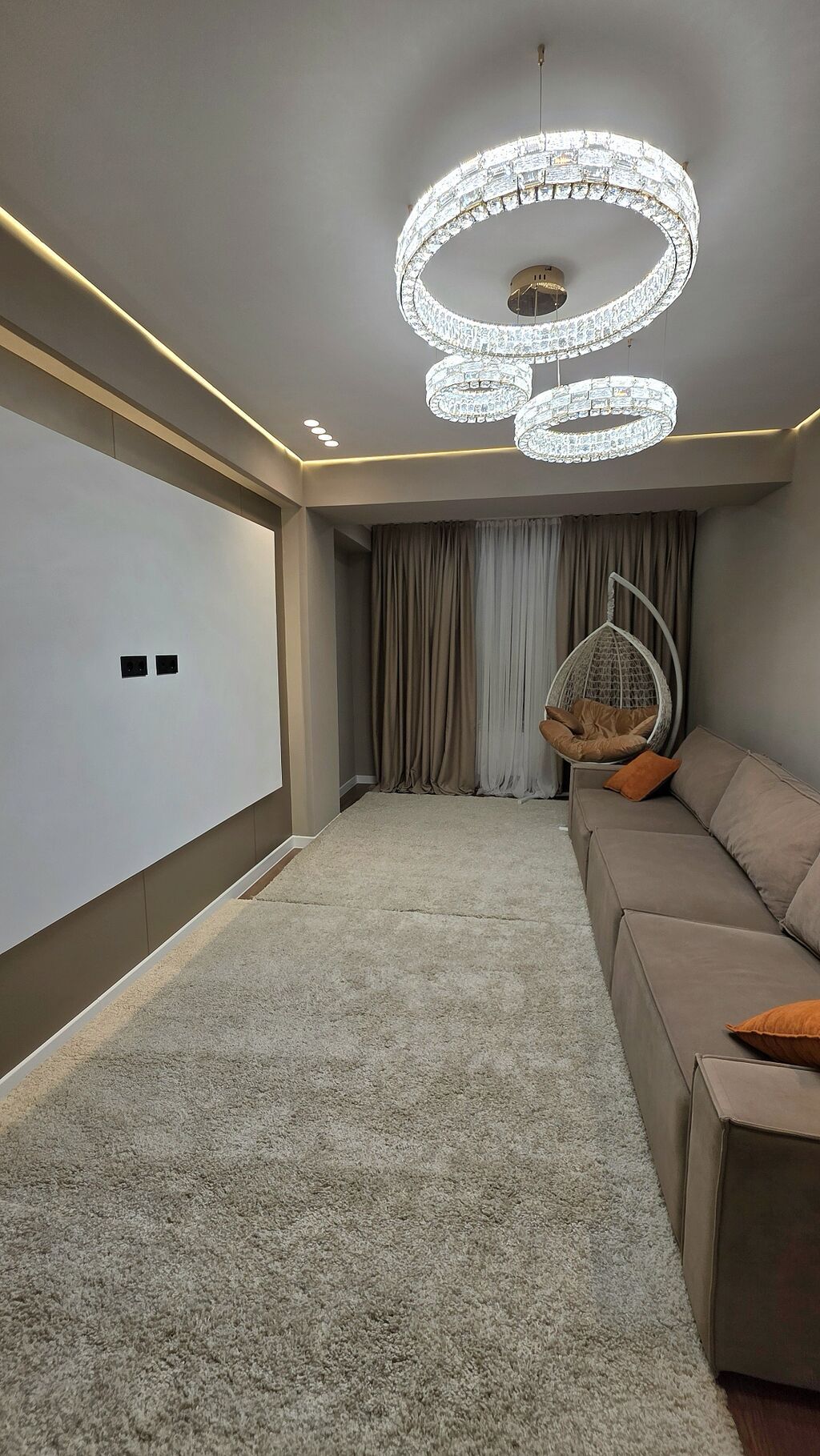 2 комнаты, 61 м², Пишпек Элитка, 5 этаж, Дизайнерский ремонт: фото 3