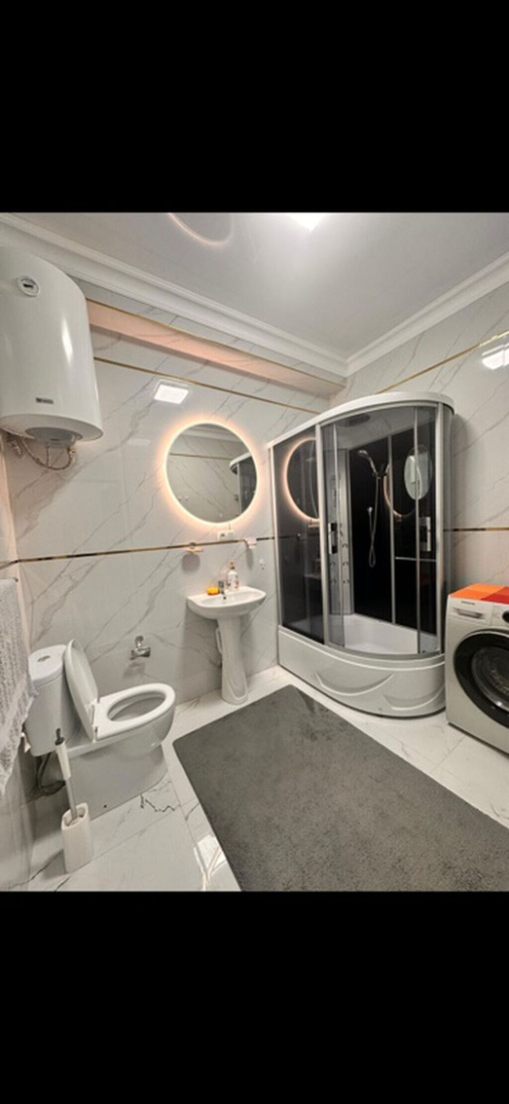 2 комнаты, 87 м², Бишкек Парк ТРЦ Элитка, 10 этаж, Евроремонт: фото 4