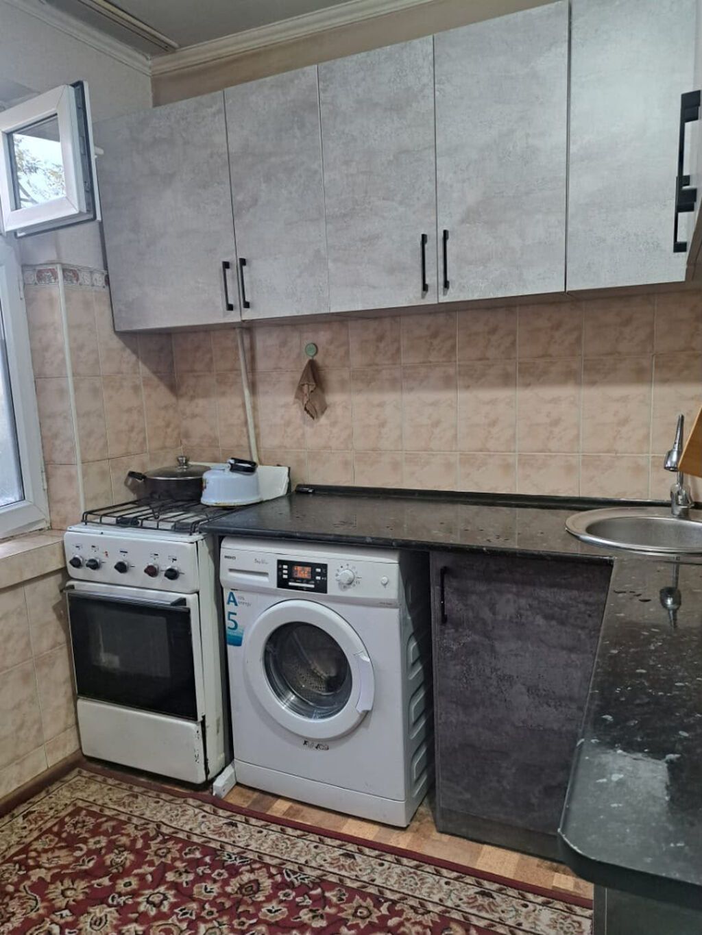 2 комнаты, 43 м², Кок-Жар мкр 104 серия, 4 этаж, Косметический ремонт: фото 4