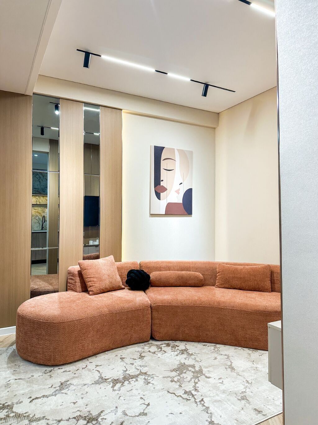 2 комнаты, 53 м², Кок-Жар мкр Элитка, 6 этаж, Дизайнерский ремонт: фото 4