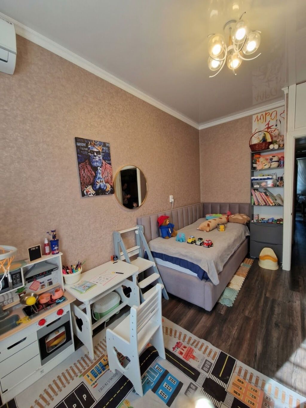 3 комнаты, 60 м², Асанбай мкр 105 серия, 5 этаж, Косметический ремонт: фото 6