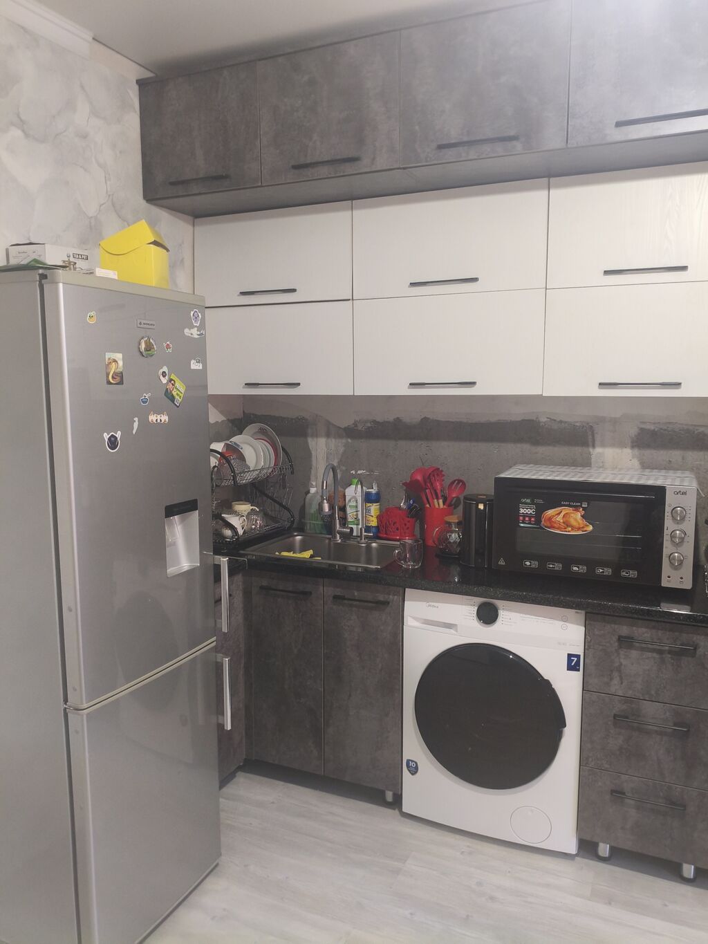 3 комнаты, 86 м², Кок-Жар ж/м 108 серия, 9 этаж, Свежий ремонт: фото 6
