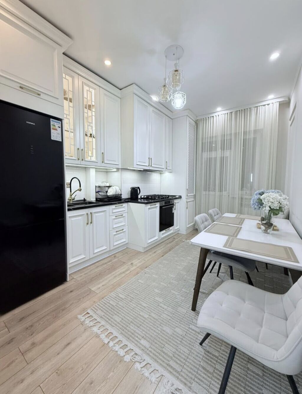 3 комнаты, 88 м², Джал-15 Элитка, 7 этаж, Дизайнерский ремонт: фото 3