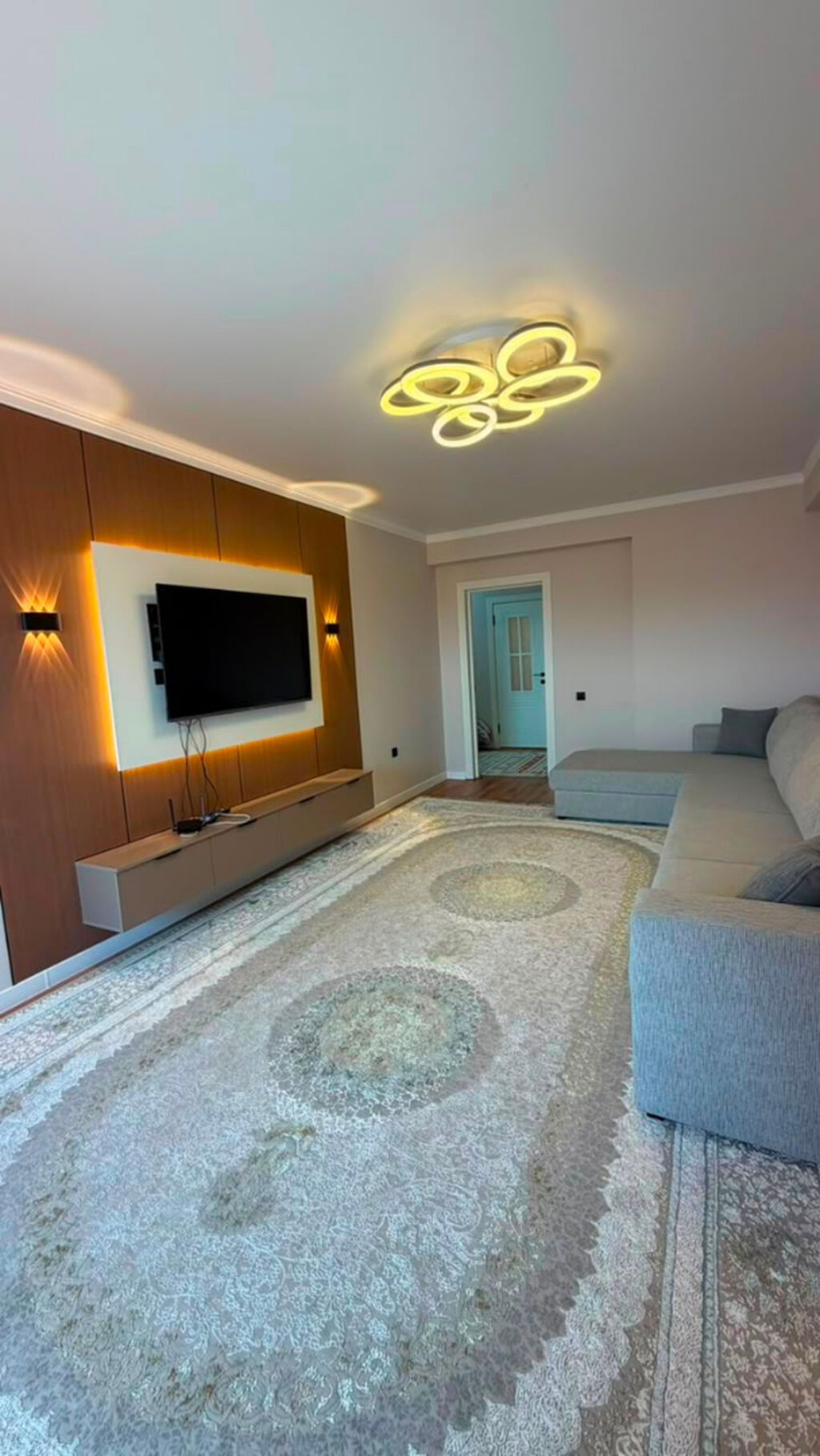 2 комнаты, 72 м², Кок-Жар ж/м Элитка, 8 этаж, Евроремонт: фото 4