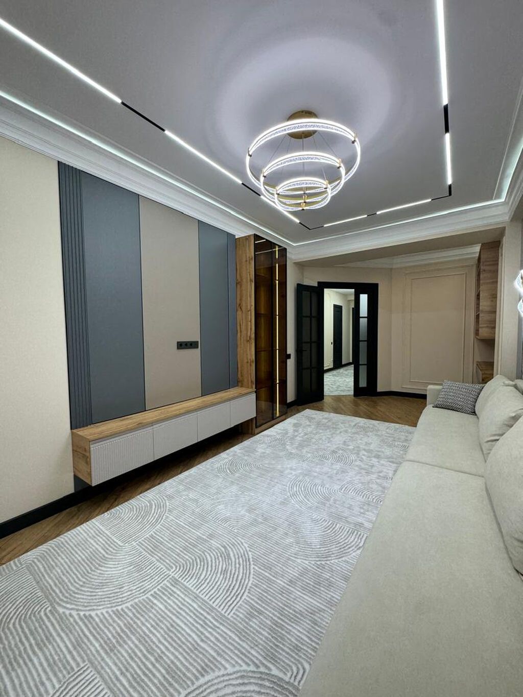 3 комнаты, 116 м², Асанбай мкр Элитка, 13 этаж, Дизайнерский ремонт: фото 6