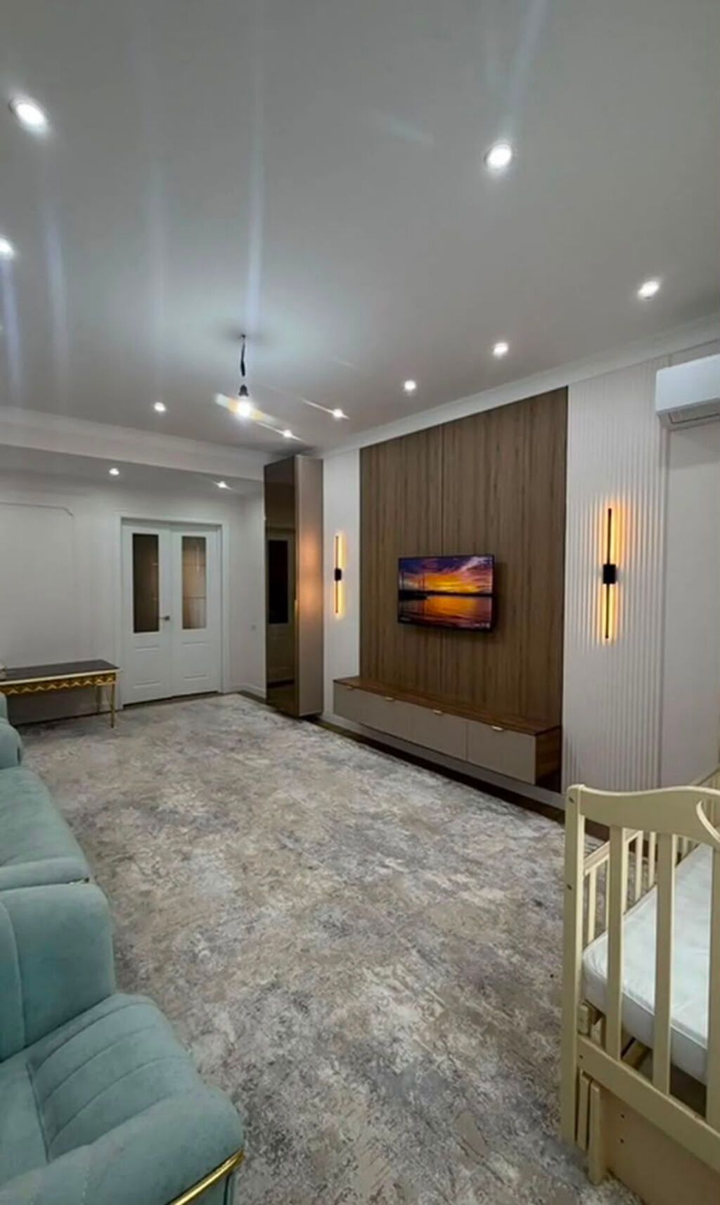 3 комнаты, 104 м², Асанбай мкр Элитка, 11 этаж, Евроремонт: фото 3
