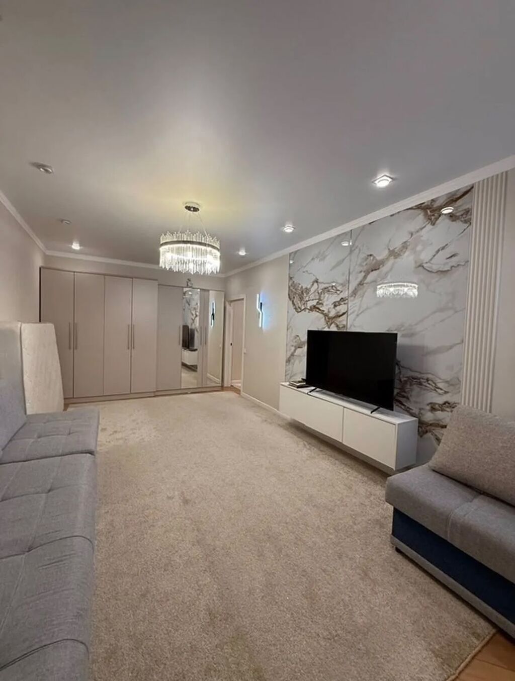 1 комната, 52 м², Ала-Арча ТРЦ Элитка, 1 этаж, Евроремонт: фото 3
