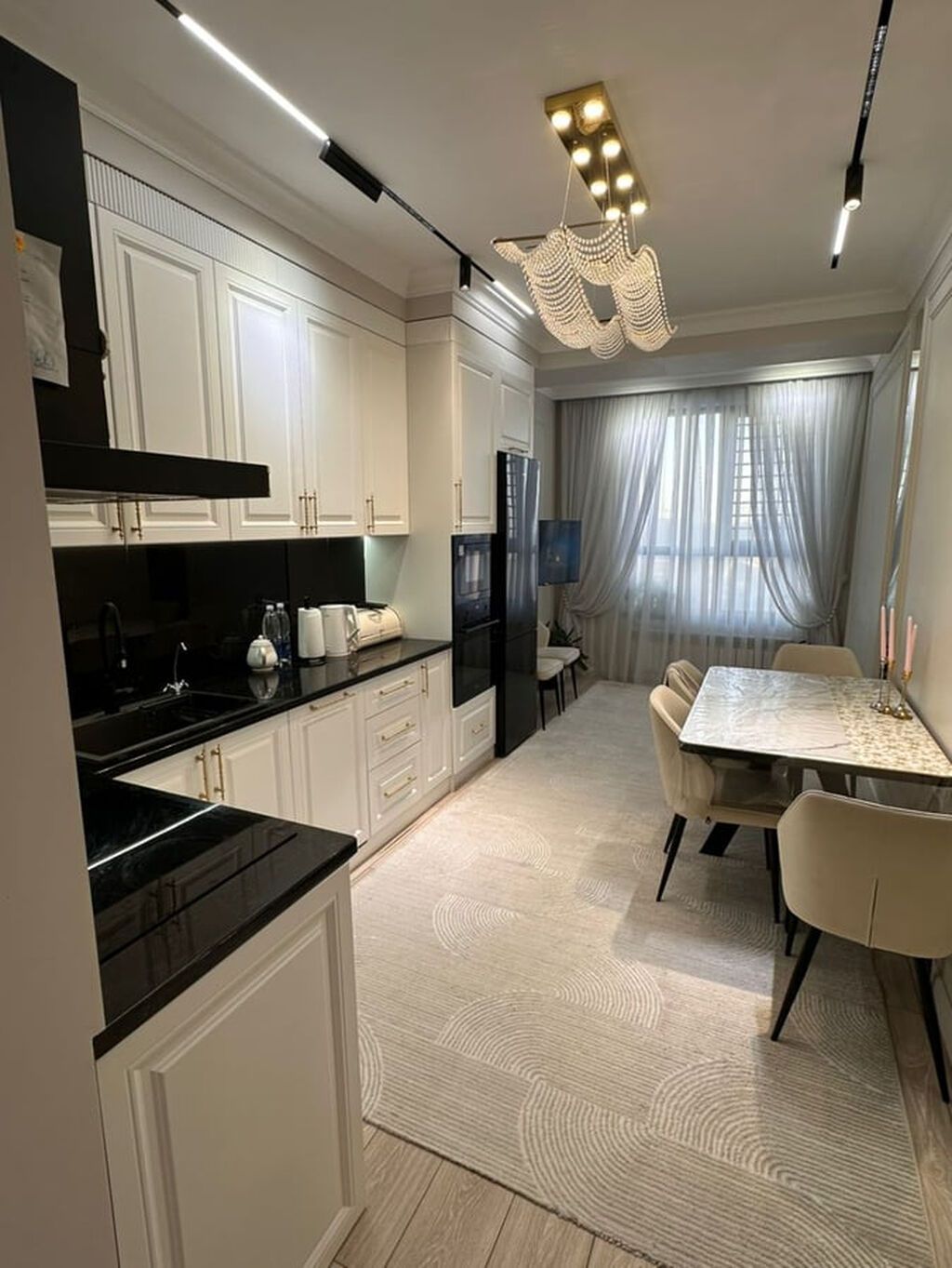 3 комнаты, 109 м², Асанбай мкр Элитка, 14 этаж, Свежий ремонт: фото 3