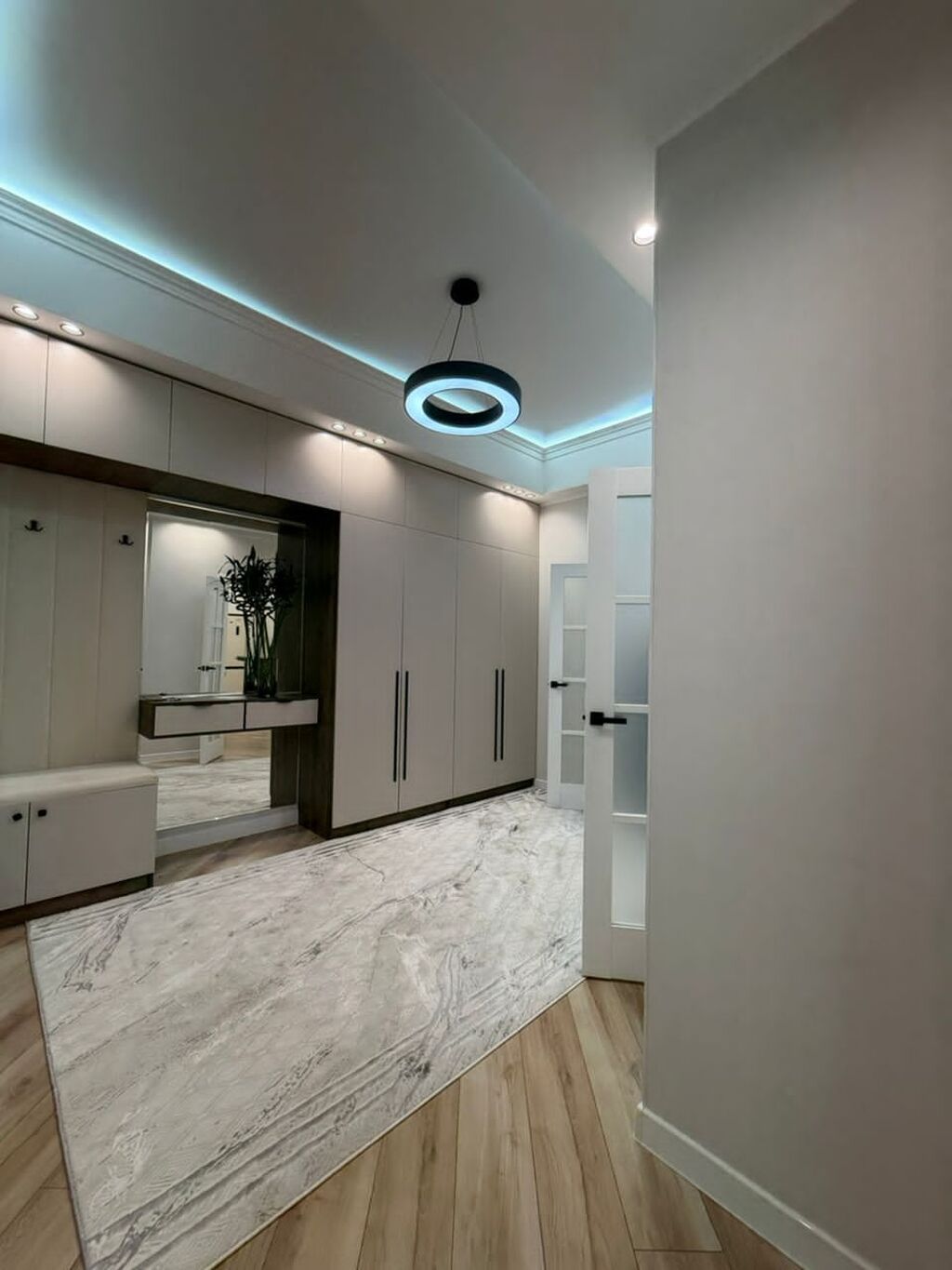 2 комнаты, 77 м², Асанбай мкр Элитка, 9 этаж, Дизайнерский ремонт: фото 6