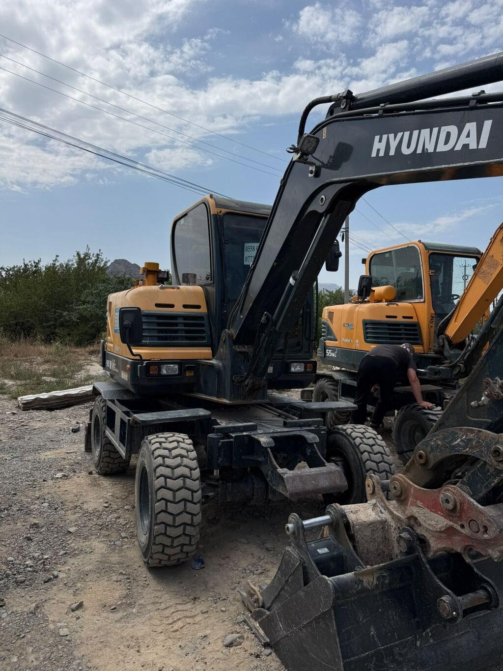 Экскаватор, Hyundai, Колесный: фото 3