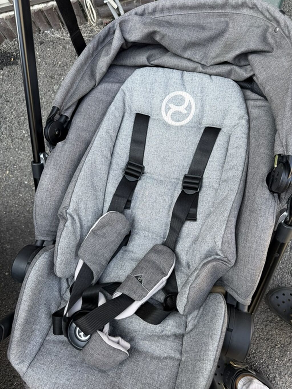 Коляска Cybex Priam, серый текстиль В комплекте есть матрас,дождевик,и: фото 7