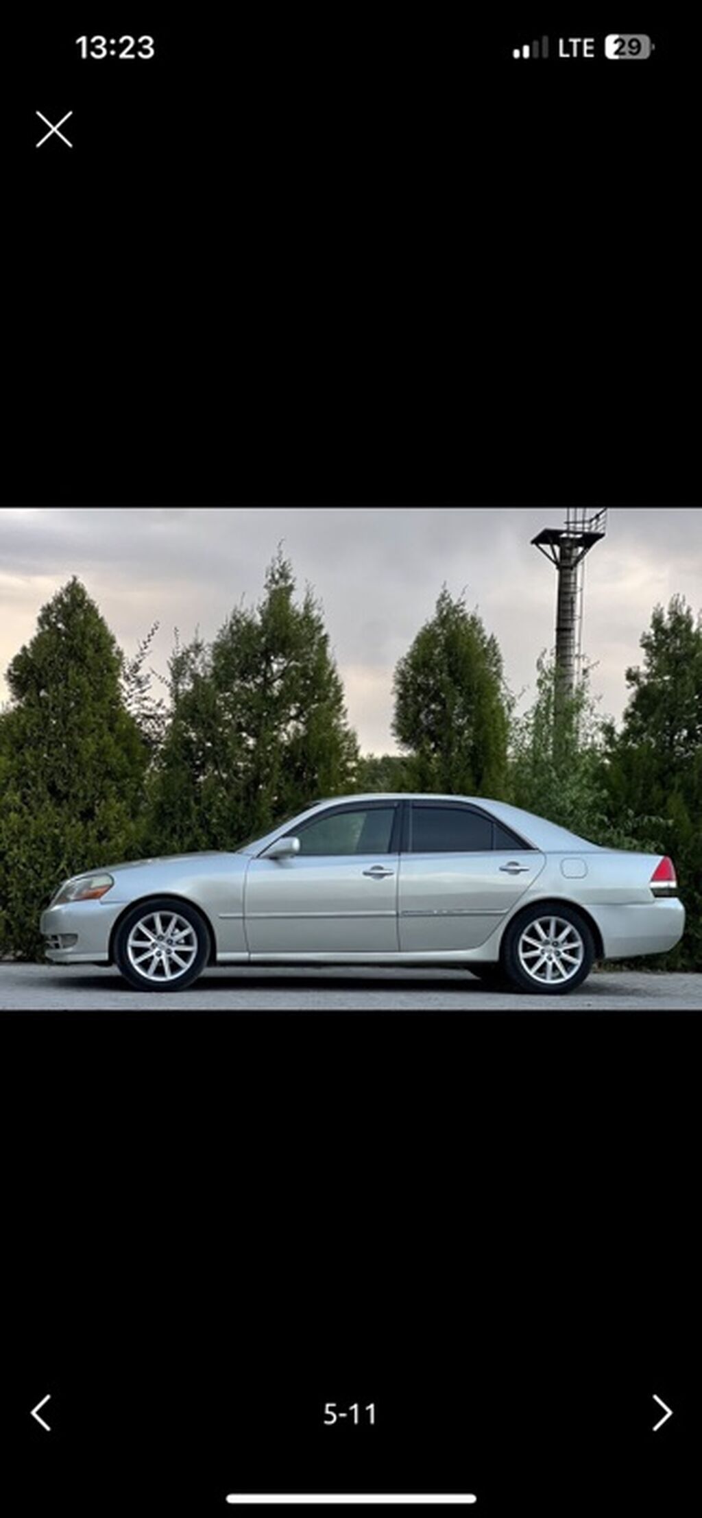 Toyota Mark II: 2003 г., 2 л, Автомат, Газ, Седан: фото 6