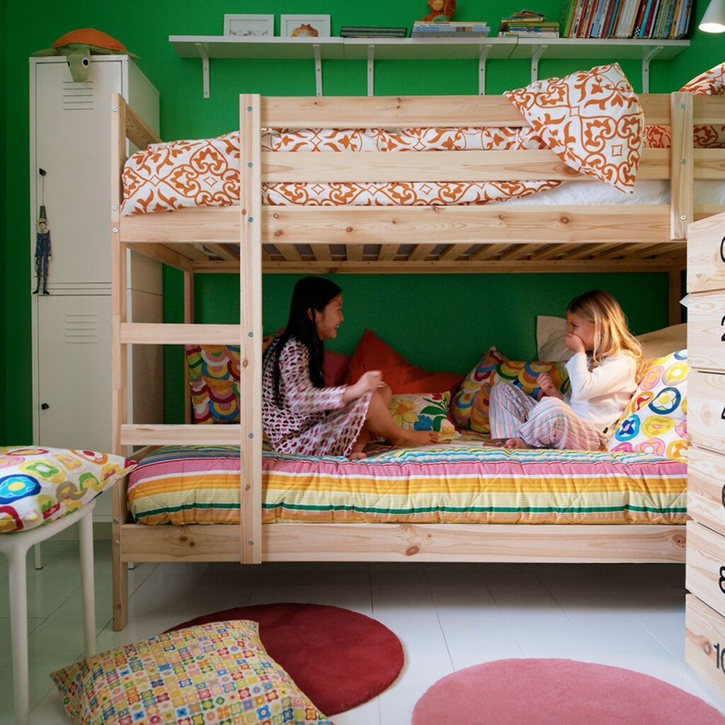 Двухъярусная кровать IKEA MYDAL - Размер спального места: 90×200 см: фото 1