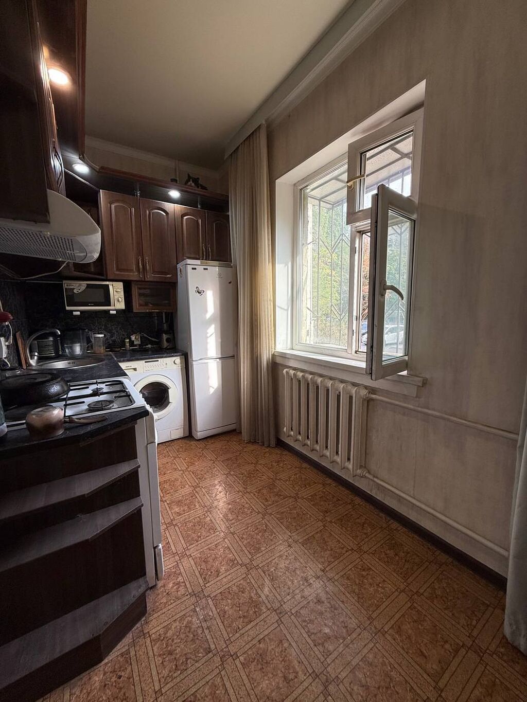 1 комната, 35 м², Асанбай мкр 105 серия, 2 этаж, Косметический ремонт: фото 2