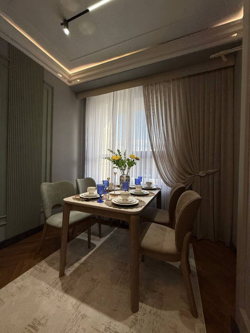 2 комнаты, 80 м², Асанбай мкр Элитка, 14 этаж, Евроремонт: фото 2