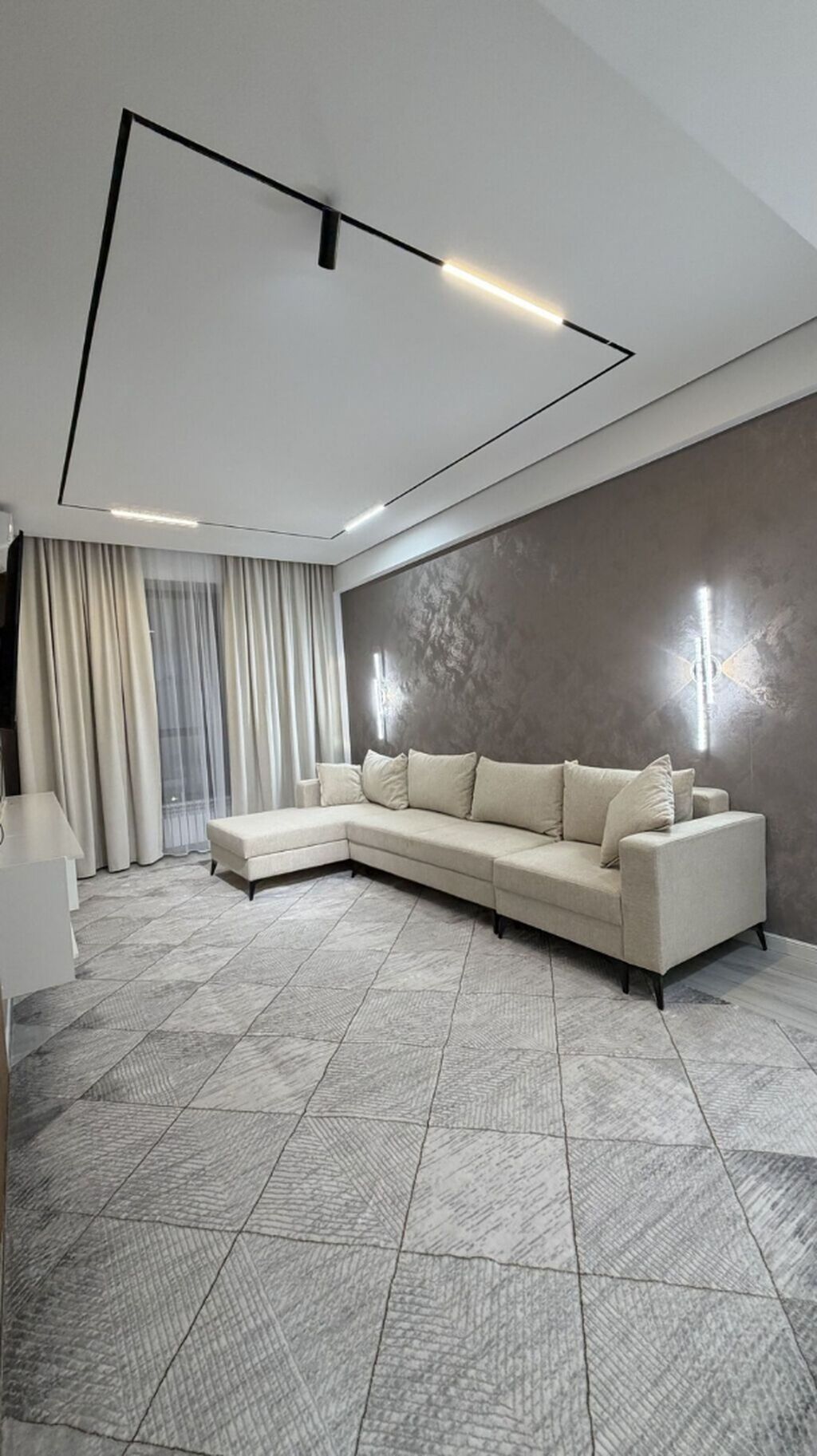 2 комнаты, 82 м², Асанбай мкр Элитка, 3 этаж, Дизайнерский ремонт: фото 4