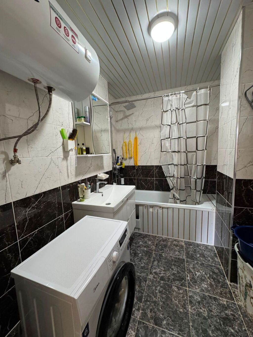2 комнаты, 73 м², Джал мкр (в т.ч. Верхний, Нижний, Средний) Элитка, 8 этаж, Евроремонт: фото 8