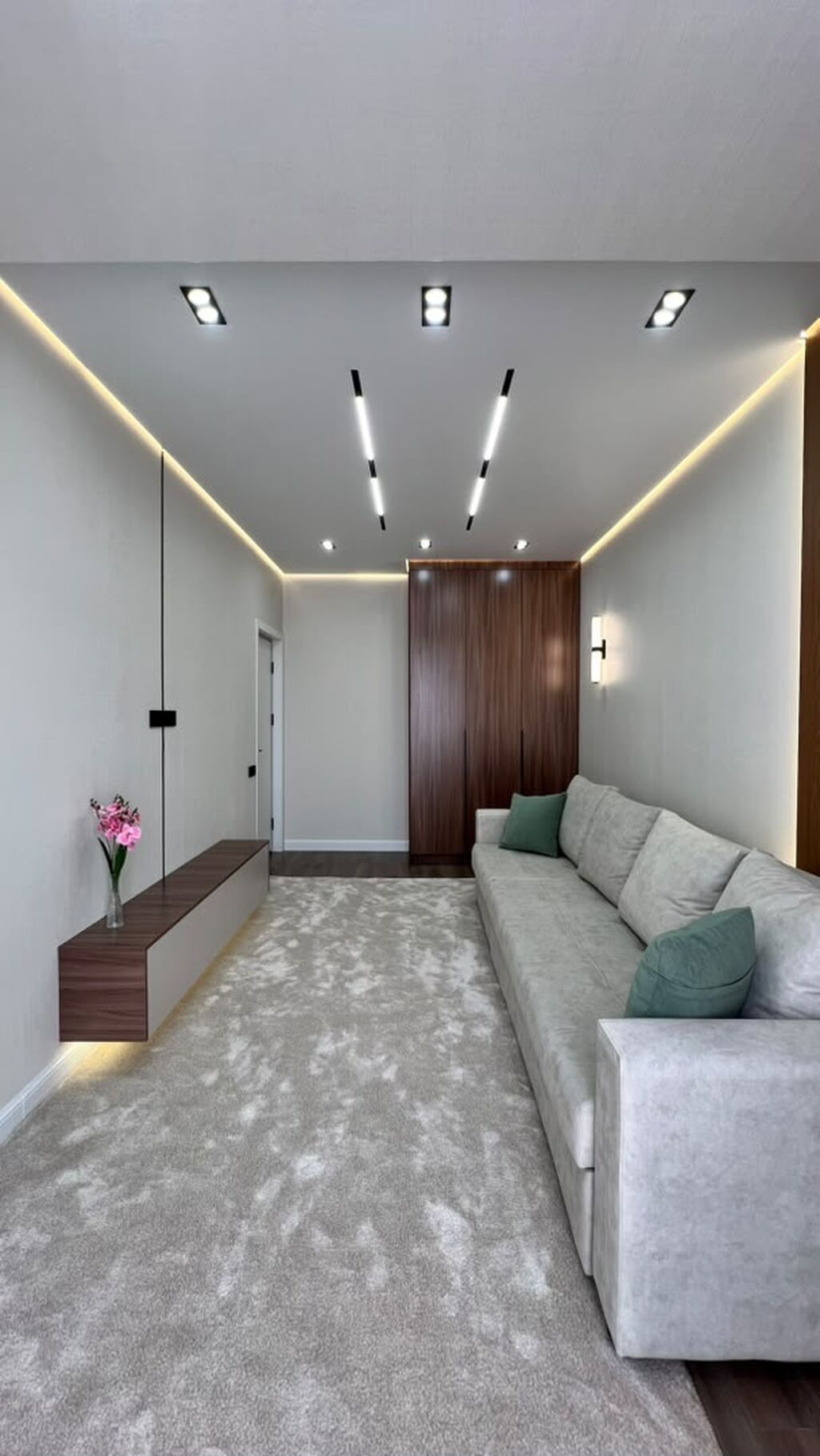 1 комната, 40 м², Асанбай мкр Элитка, 13 этаж, Свежий ремонт: фото 1
