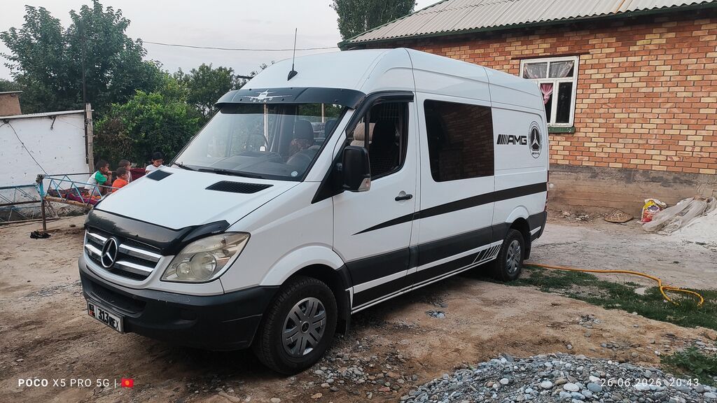 Mercedes-Benz Спринтер: 2007 г., 2.2 л, Механика, Дизель, Бус: фото 2
