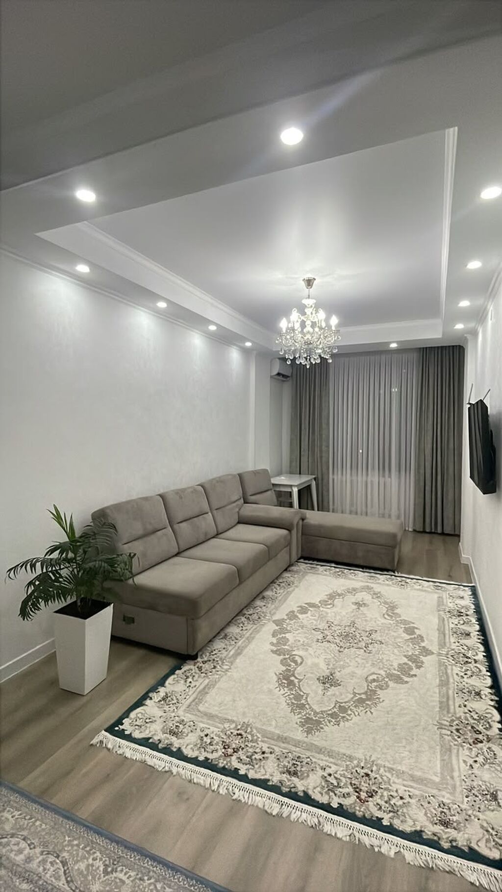 2 комнаты, 64 м², ул. Логвиненко / Боконбаева Элитка, 6 этаж, Дизайнерский ремонт: фото 4
