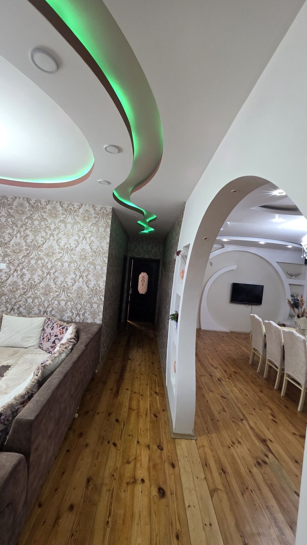 5 otaqlı, 145 kv. m, Kredit yoxdur, Yeni təmirli