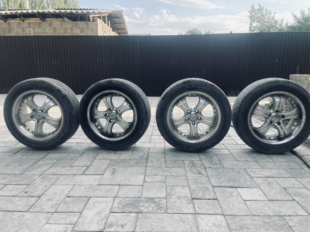 Комплект из 4 колёс на легкосплавных дисках Toyota. Характеристики: -: фото 4