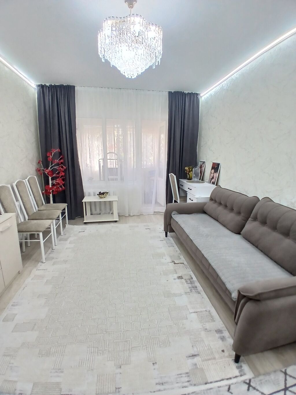 1 комната, 40 м², 5 мкр 105 серия, 1 этаж, Дизайнерский ремонт: фото 1