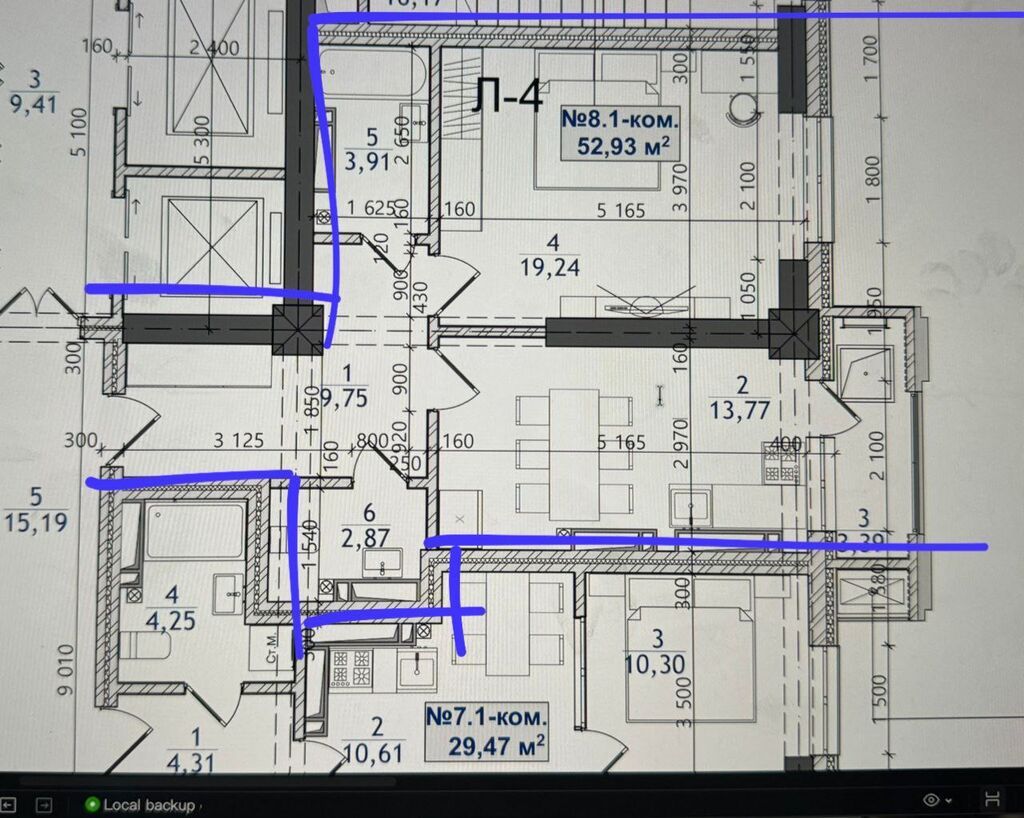 Продается 1-комнатная квартира, 53 м², ЖК Бай Таш Сити, Кок-Жар: фото 4