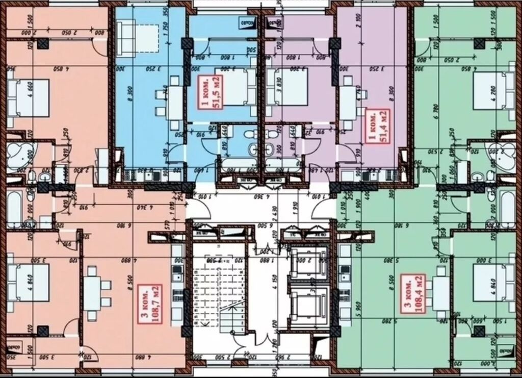 Продается 3-комнатная квартира, 108 м², ЖК Kausar: фото 4