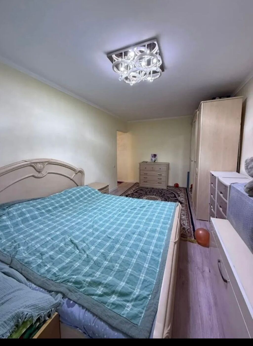2 комнаты, 43 м², Кок-Жар мкр 104 серия, 1 этаж, Евроремонт: фото 3