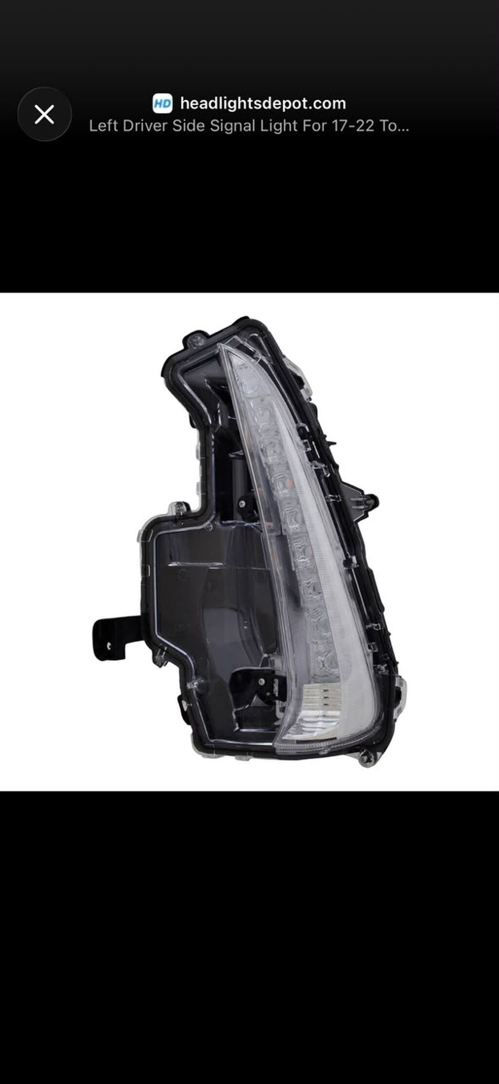 Передняя часть (фронт-клип) Toyota Prius 4 (кузов XW50, рестайлинг: фото 3