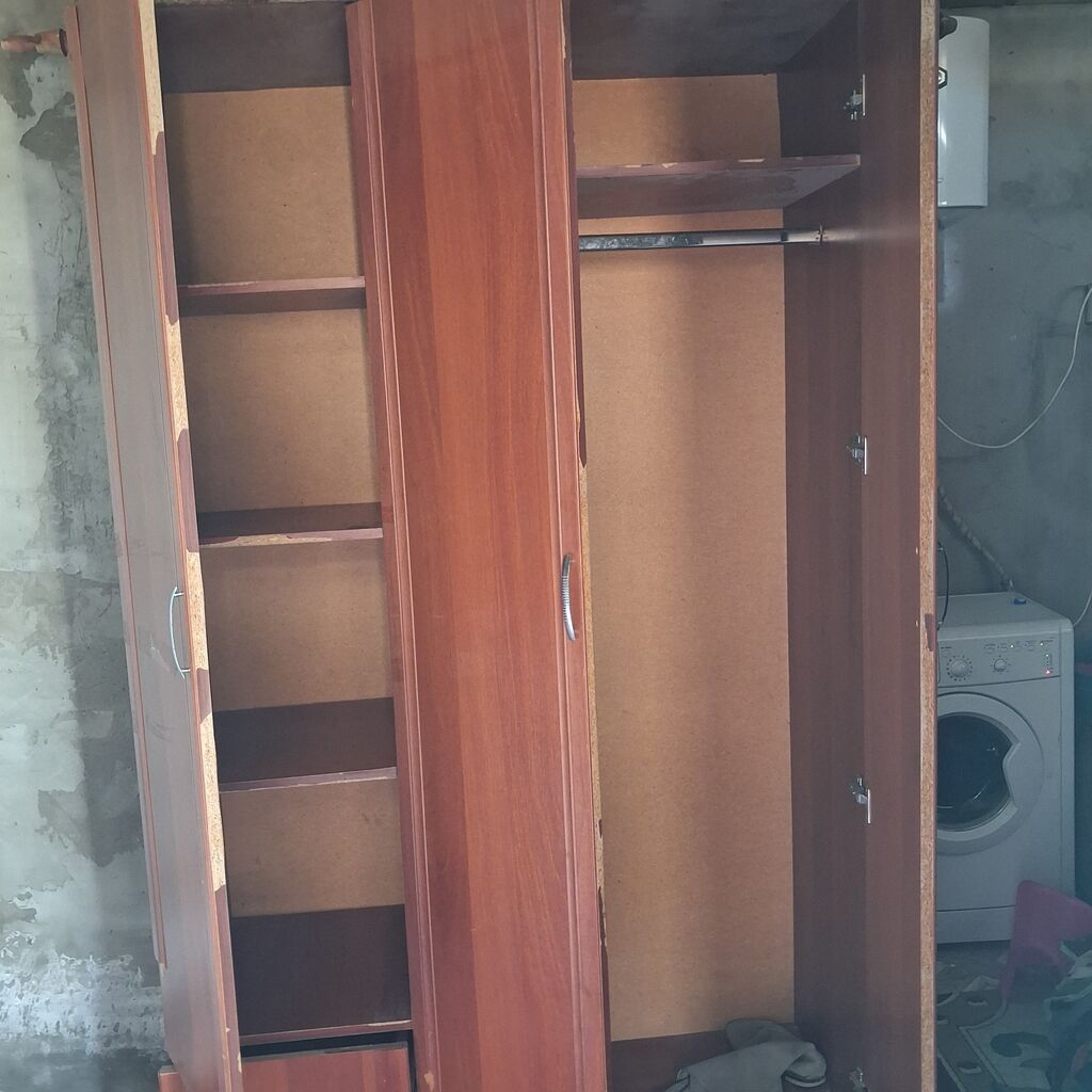 Шифоньер, шкаф для одежды, Прямой, ЛДСП