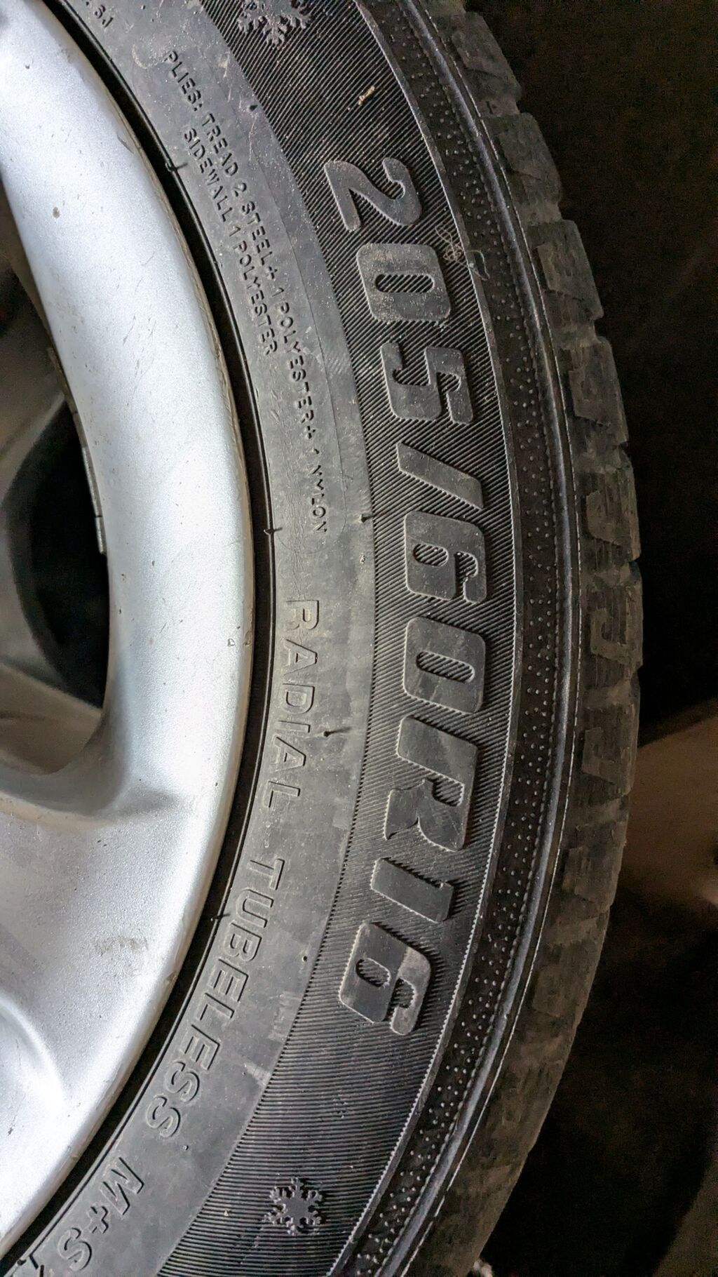 Колеса в сборе 205 / 60 / R 16, Зима, Б/у, Комплект, Легковые, Литые, отверстий - 5: фото 3