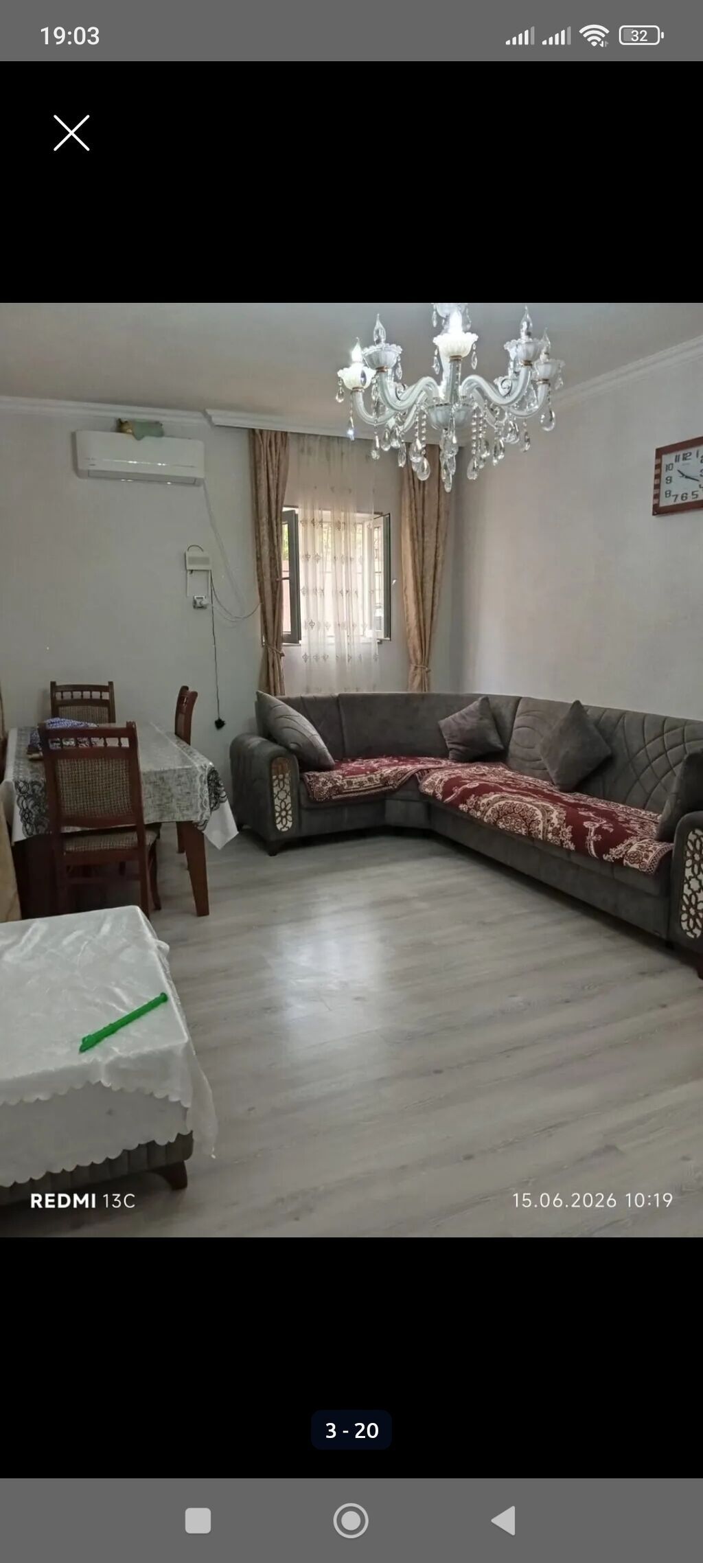 Xırdalanda uğur marketin yanında 596 marşrut yolunun usdu yerdən 7