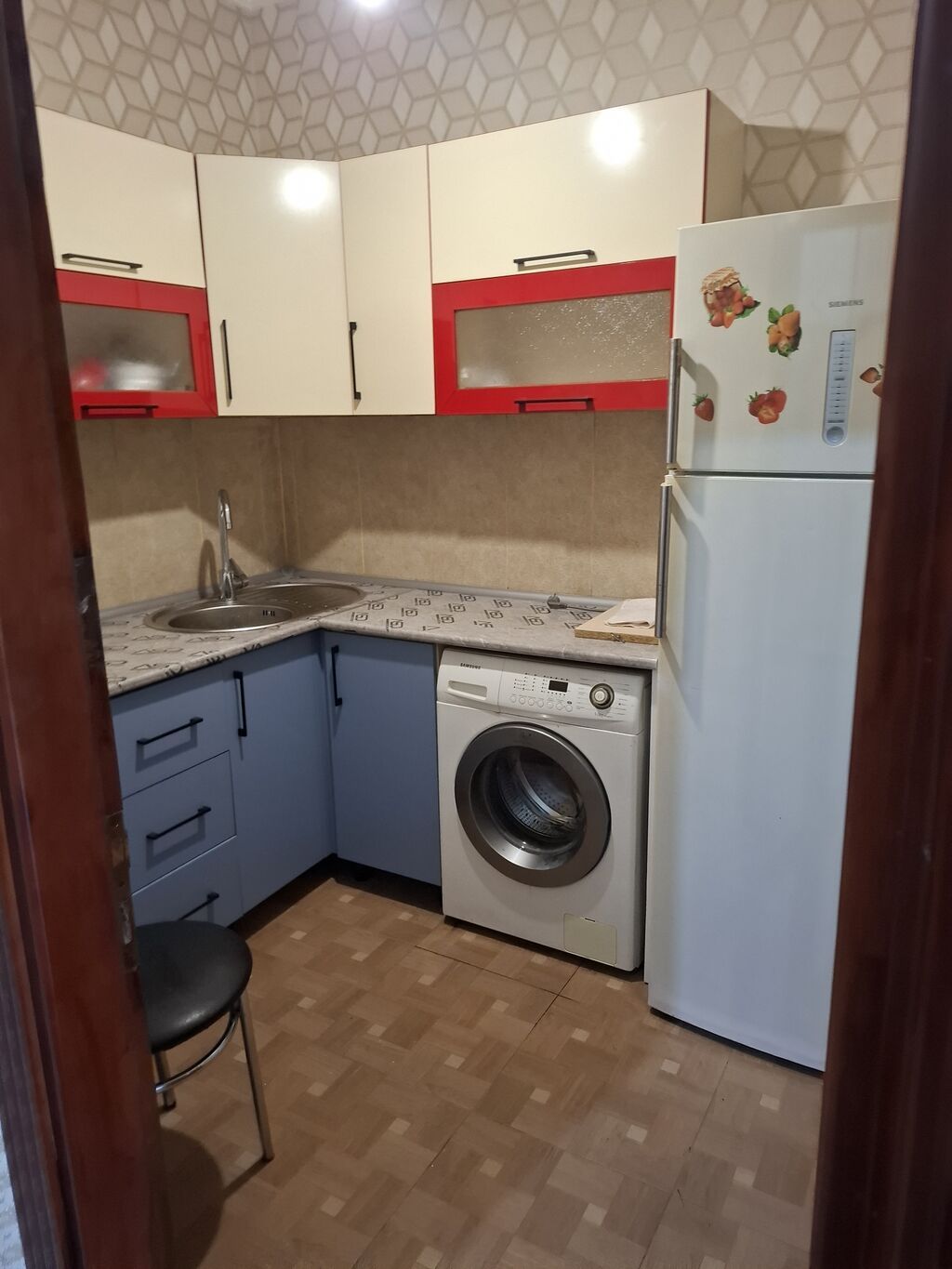 2 otaqlı mənzil – interyer və avadanlıqla Plan: - Geniş işıqlı