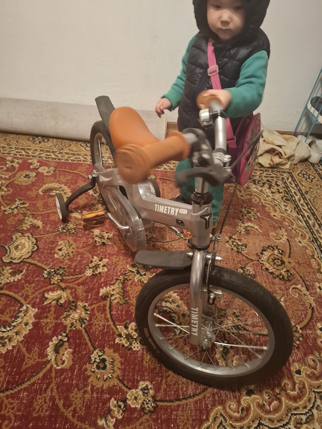 Детский велосипед TIMETRY Bike - Размер колес: 16" (покрышки с: фото 3