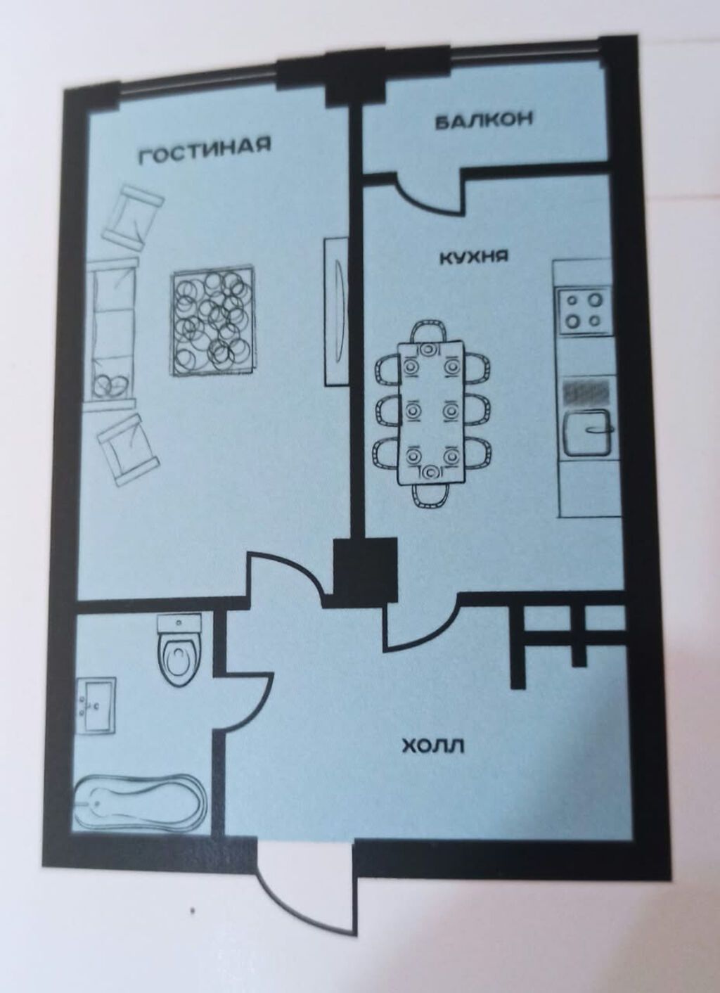 1 комната, 37 м², Технопарк Элитка, 10 этаж, ПСО (под самоотделку): фото 2