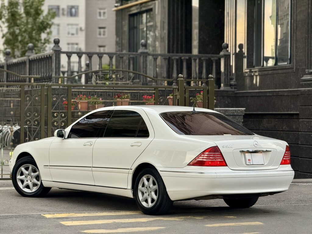 Mercedes-Benz S 500, 2004 г., седан, белый: фото 6
