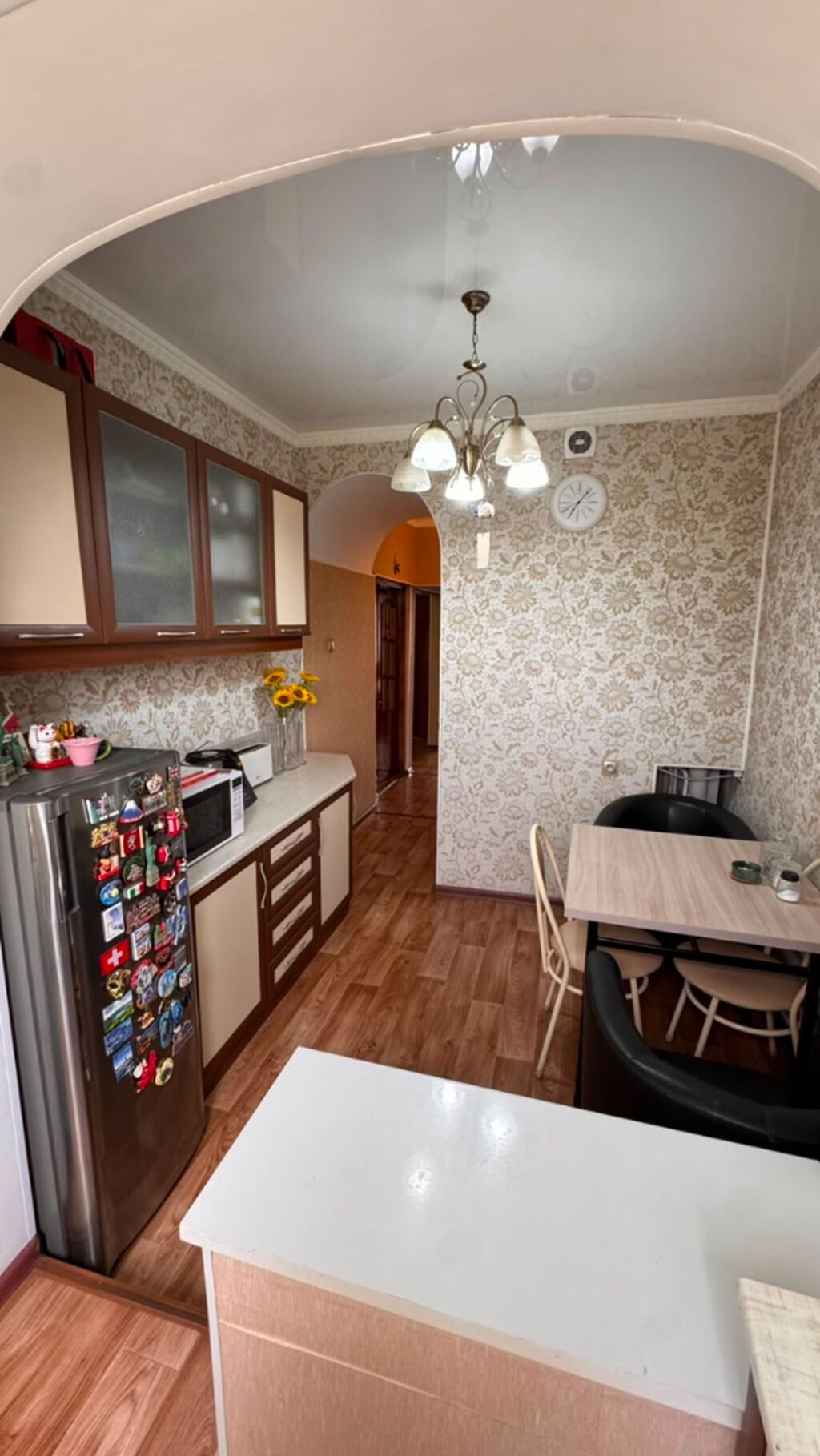 3 комнаты, 64 м², Таш-Рабат ТРЦ 106 серия, 4 этаж, Евроремонт: фото 8