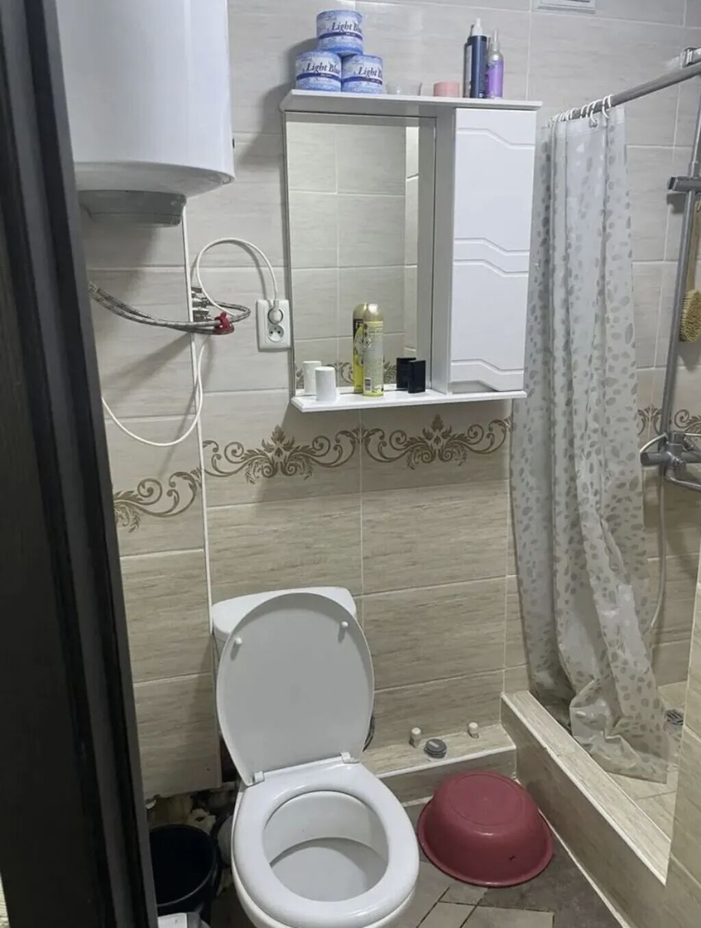 2 комнаты, 43 м², Пишпек 104 серия, 1 этаж, Косметический ремонт: фото 5