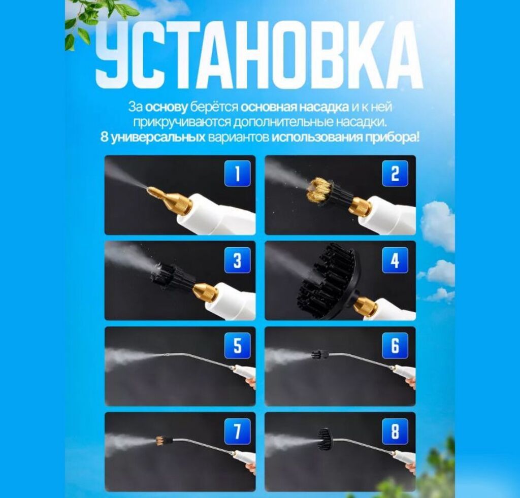 Пароочиститель Ручной Новый — фото 5